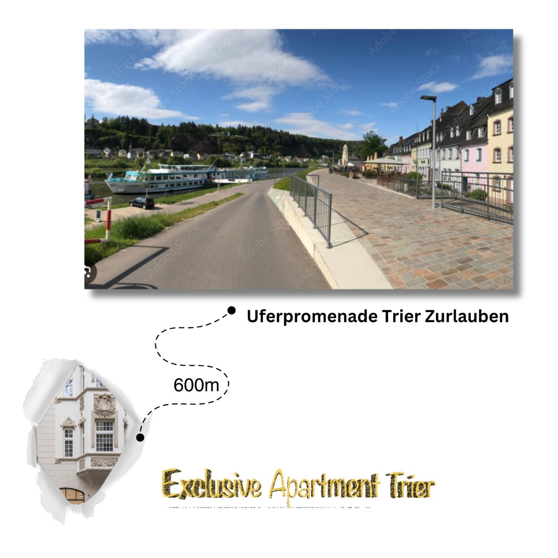 Modern Elegance In Historical City Center Trier Bagian luar foto